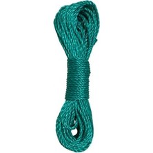 20 Metre Yeşil Naylon Ip 3 Mm, Çok Amaçlı Dayanıklı Çamaşır Ipi, Kamp Bahçe Balkon Hamak ve Taşıma Sabitleme Ipi, Dayanıklı Çamaşır Ipi Kalın, Asma Ipi Güçlü Halat Ip, Sağlam Ip, Kaliteli