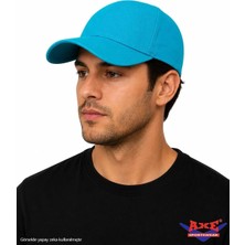 Axe Sportswear Arkası Ayarlanabilir Cırt Cırtlı Kasketli Beyzbol Spor Günlük Basic Kep Şapka