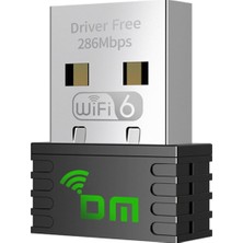 Kazan Hobi Dm AD086 Wifi 6 USB Wireless Adaptör Wifi Alıcı Verici Access Point