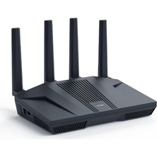 Kazan Hobi Gl.inet GL-MT6000(FLINT 2) Wifi 6 Yönlendirici | Oyun Wifi Yönlendiricisi | 2 x 2,5g Çoklu Gig Bağlantı Noktası+4 x 1g Ethernet Bağlantı Noktaları | Toplu Cihaz Bağlantısı | Hızlı Openvpn ve Wireguard