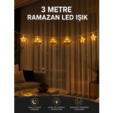 Astraltech 3 Metre Ramazan LED Saçak Işık Ev Içi Dekoratif Aydınlatma