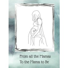 Kazan Hobi Independently Published 8.25" x 11" Hard Cover 100 Pages: Baby Shower Book Gift For Mothers To Give Expecting Mothers Advice
