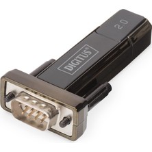Kazan Hobi Dıgıtus USB Seri Adaptör - RS232 Dönüştürücü - USB 2.0 Tip A - Dsub 9m - Ftdı FT232RL Çip Seti - 80 cm Kablo Dahil