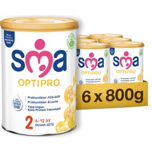 Kazan Hobi Sma Optipro 2 Devam Sütü (6-12 Ay, 800 G) x 6