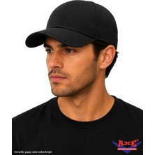 Axe Sportswear Arkası Ayarlanabilir Cırt Cırtlı Kasketli Beyzbol Spor Günlük Basic Kep Şapka