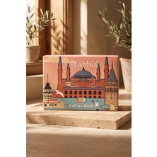 Özel Istanbul Koleksiyonu Kutulu 3'lü Şehir Serisi Unisex Çorap Seti