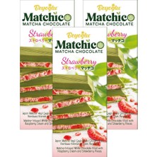 Beyoğlu Çikolata Matchıco Matcha Chocolate Strawberry 95GR X3