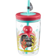 Kazan Hobi Contıgo Yüzen Ahtapot Pipetli Tritan Bardak 470 Ml, Mavi
