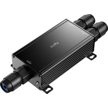 Kazan Hobi Cudy 2 Kanallı Dış Mekan Gigabit Poe Uzatıcı, 1 Giriş, 2 Çıkış Portu, IP67 Su Geçirmez, 1000MBPS, Poe Amplifikatör Güçlendirici, 802.3 Bt/at/af, Duvara Monte