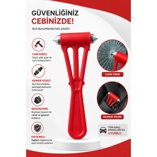 Acil Çıkış Çekici Cam Kırma Çekici  - Takma Aparatlı