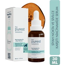 The Purest Solutions Gözenek, Sivilce Ve Siyah Nokta Karşıtı Niacinamide Serum 30 ML (Niacinamide 5% & Zinc Pca 1%)