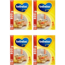 Kazan Hobi Bebelac 1 Bebek Sütü 0-6 Ay 800 gr x 4 Adet