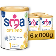 Kazan Hobi Sma Optipro Bebek Sütü (0-6 Ay, 800 G) x 6