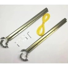 Lik Oval Bronz Duvar Tipi Çamaşırlık Çamaşır Kurutma Askısı Montaj Aksesuarları Dahil