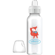 Kazan Hobi Dr. Brown's 8 OZ/250 ml Pp Dar Ağız + Sippy Biberon Bardak, Tilki, Tekli Paket
