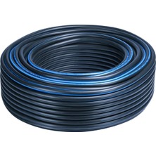 Kazan Hobi 25 Metre Termo Kauçuklu Bahçe Hortumu Dayanıklı 3 Katlı Sağlam Su Sulama Yıkama Hortum 12.5 mm 1/2"