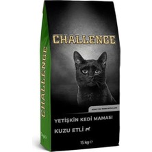 Challenge Kuzu Etli Yetişkin Kedi Maması 15 kg Tam ve Dengeli Beslenme İçin Özel Formül