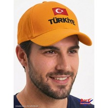 Axe Sportswear Arkası Ayarlanabilir Cırtlı Türkiye Türk Bayrağı Nakışlı Işlemeli Kasketli Beyzbol Kep Şapka
