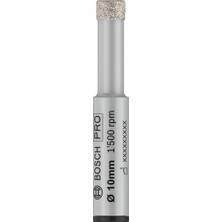 1x Döner Matkaplar Için Pro Ceramic Dry Matkap Ucu, Silindirik Şaft (Döşemeler, Sert Fayanslar, Ø 10 Mm, Professional Aksesuar Döner Matkap/vidalamalar)