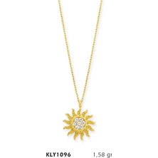 Harem Altın 14 Ayar Altın Güneş Kolye KLY1096