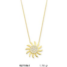 Harem Altın 14 Ayar Altın Güneş Kolye KLY1061
