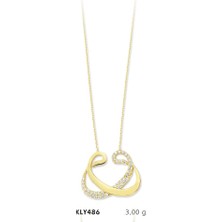 Harem Altın 14 Ayar Altın Vav Kolye KLY486