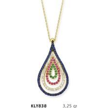 Harem Altın 14 Ayar Altın Fantezi Damla Kolye KLY838