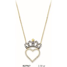 Harem Altın 14 Ayar Altın Kalp Kolye KLY967