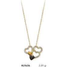 Harem Altın 14 Ayar Altın Kalp Kolye KLY636