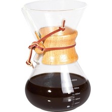 Cam Kahve Demleme Ekipmanı 600 ml Glass Coffee Brewing Equipment 600 ml GRV-312