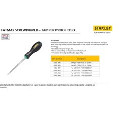 -  Tornavida Torx, TT10, 75 mm Schwertlaenge, Krom-Vanadyum, Ergonomik Soft Handgr, 0-65-395
