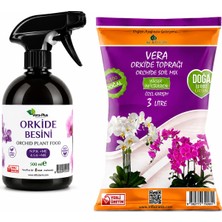 Mf Botanik Vera Orkide Özel Sıvı Besini 500 ml ve Orkide Toprağı Seti