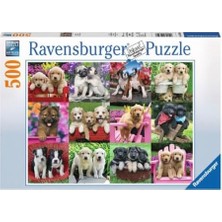500 Parça Puzzle Köpek Yavruları
