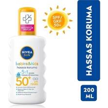 Renas Store Nıvea Sun Babies&kids Hassas Koruma 5i1 Arada 50F 200ML