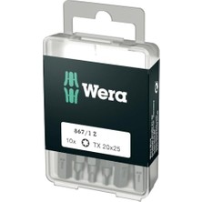 Uç Çeşitleri, 867/1 Tx 20 Dıy, Tx 20 x 25 mm (Kutu Başına 10 Uç), 05072408001
