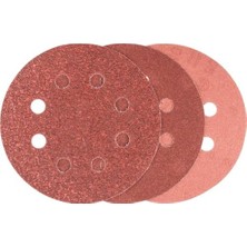 Professional Accessories Eksantirik Zımpara Kağıdı 6'lı Set, 125 mm 60/120/240 Kum 8 Delik