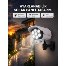 MidasTech Pvc+Pc Malzemeli, 2'si 1 Arada Güvenlik Lambası – Ayarlanabilir Başlık ve Panel Açısı Midas