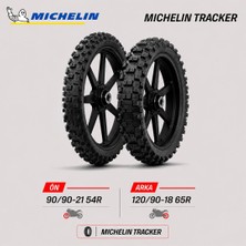 Michelin Tracker 90/90-21 54R - 120/90-18 65R Ön Arka Motosiklet Lastik Takımı