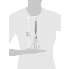 Pro Çırpıcı, 28 Cm, Metalik Gri, 18/10 Paslanmaz Çelik, 18/10 Paslanmaz Çelik