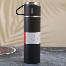 Elista Bardaklı Paslanmaz Çelik Termos 500 ml | Sızdırmaz Kapak, 12 Saat Sıcak & Soğuk