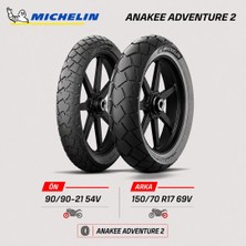 Michelin Anakee Adventure 2 90/90-21 54V - 150/70 R17 69V Ön Arka Motosiklet Lastik Takımı