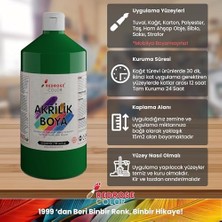 Yeşil Akrilik Boya 1000 gr