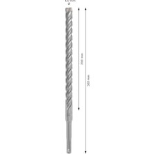 1x Pro Sds Plus-5x Kırıcı Delici Delme Ucu (Donatılı Beton, Beton, Ø 14,00 Mm, Professional Aksesuar Kırıcı Delici)