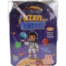 Elivora 2991 Bitmeyen Sticker Uzayı Keşfet