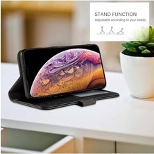-  Galaxy S26 Ultra ile Uyumlu Kılıf 360 Tam Kaplar Deri Dokulu Kapaklı Cüzdan Standlı Kartvizitli - Siyah