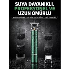 4 Limit Taraklı Ipx5 Su Geçirmez Saç Kesme Makinesi Midastech