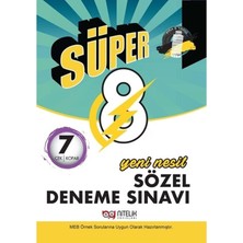 Süper - Yeni Nesil Sözel 7 Deneme Sınavı: 7 Çek Kopar (Kapak Değişebilir)