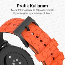 22MM ile Uyumlu Saatler Için Geometrik Model 46MM Silikon Kordon  Watch (Gt6 Pro/gt6/gt5 Pro/gt5/gt4/watch 4 Pro/gt3/gt3 Pro/gt2/gt2 Pro)