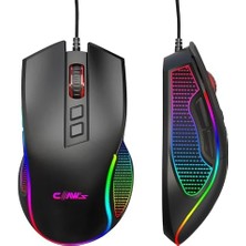 Crossfire V1 12800 Dpi Makro Yazılımlı Chromatic Rgb Gaming Mouse - Siyah