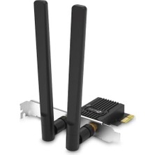 TX10E | AX900 Wi-Fi 6 Bluetooth 5.3 Pcıe Adaptör | 887 Mbps Çift Bant Hız | Mu-Mımo & Ofdma | Çift Harici Anten | Wpa3 Güvenlik | Masaüstü Pc Dahili Ağ Kartı